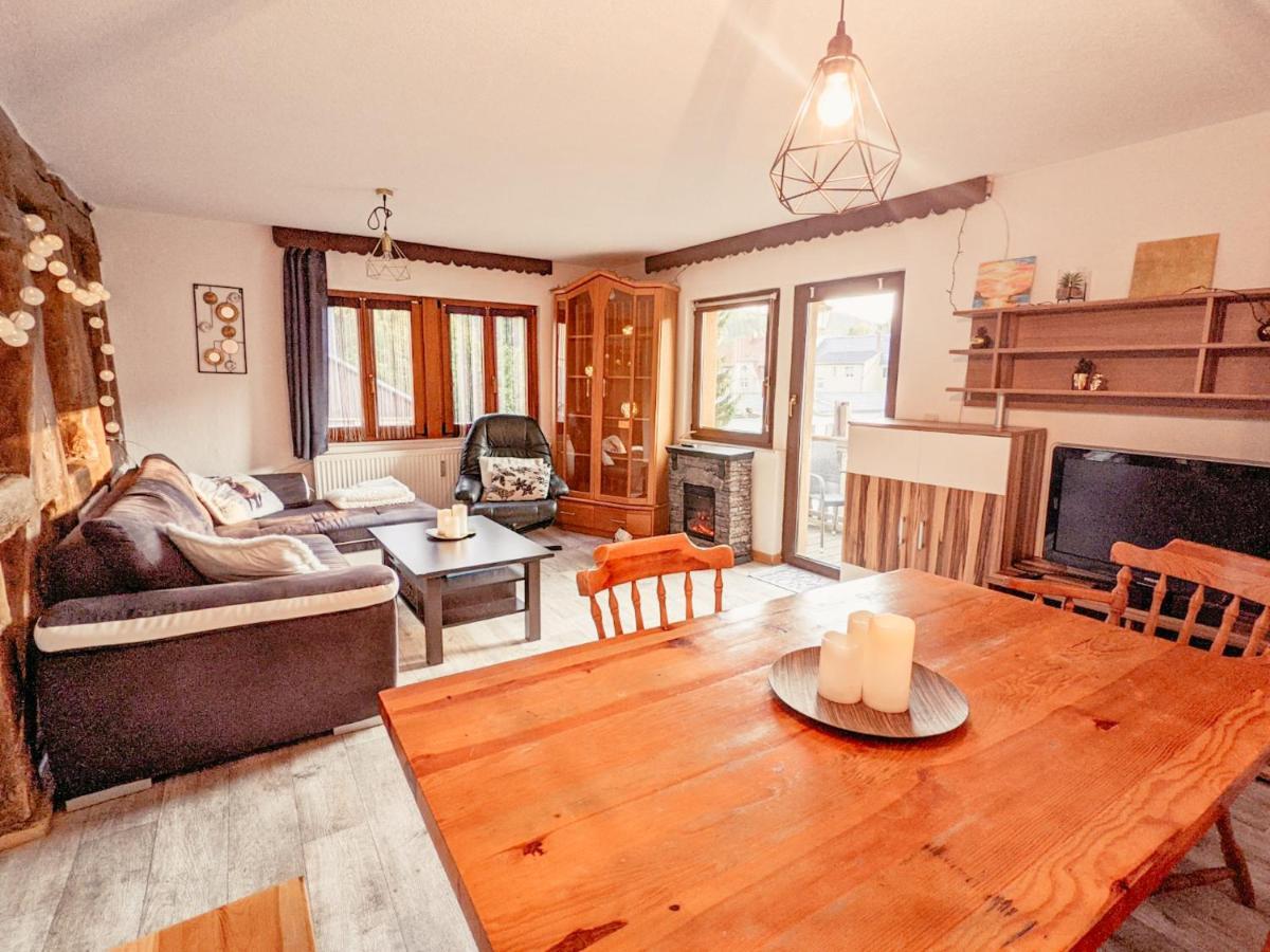 Apartmán Urlaubstraum Mit Pool, Terrasse & Fluss Im Garten - Ut Sebnitz Exteriér fotografie