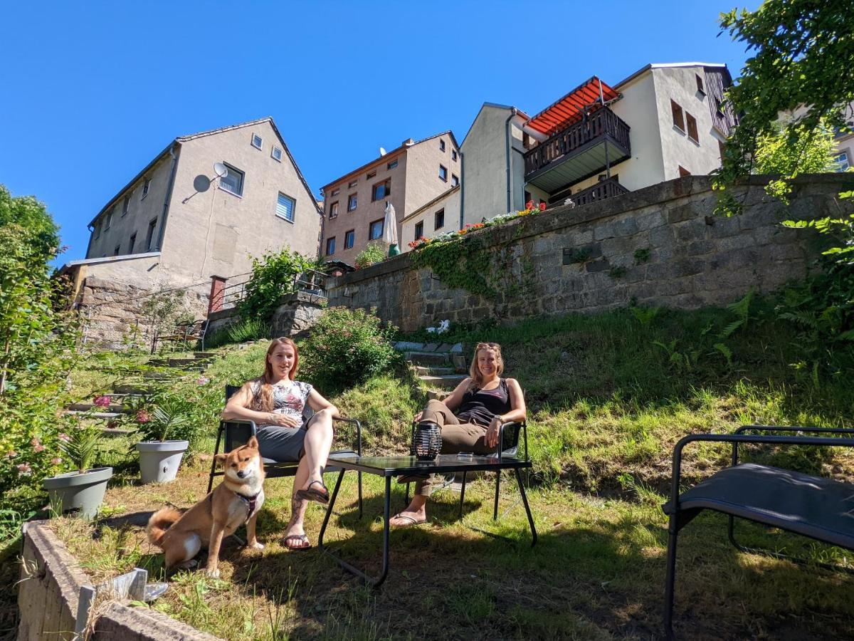 Apartmán Urlaubstraum Mit Pool, Terrasse & Fluss Im Garten - Ut Sebnitz Exteriér fotografie
