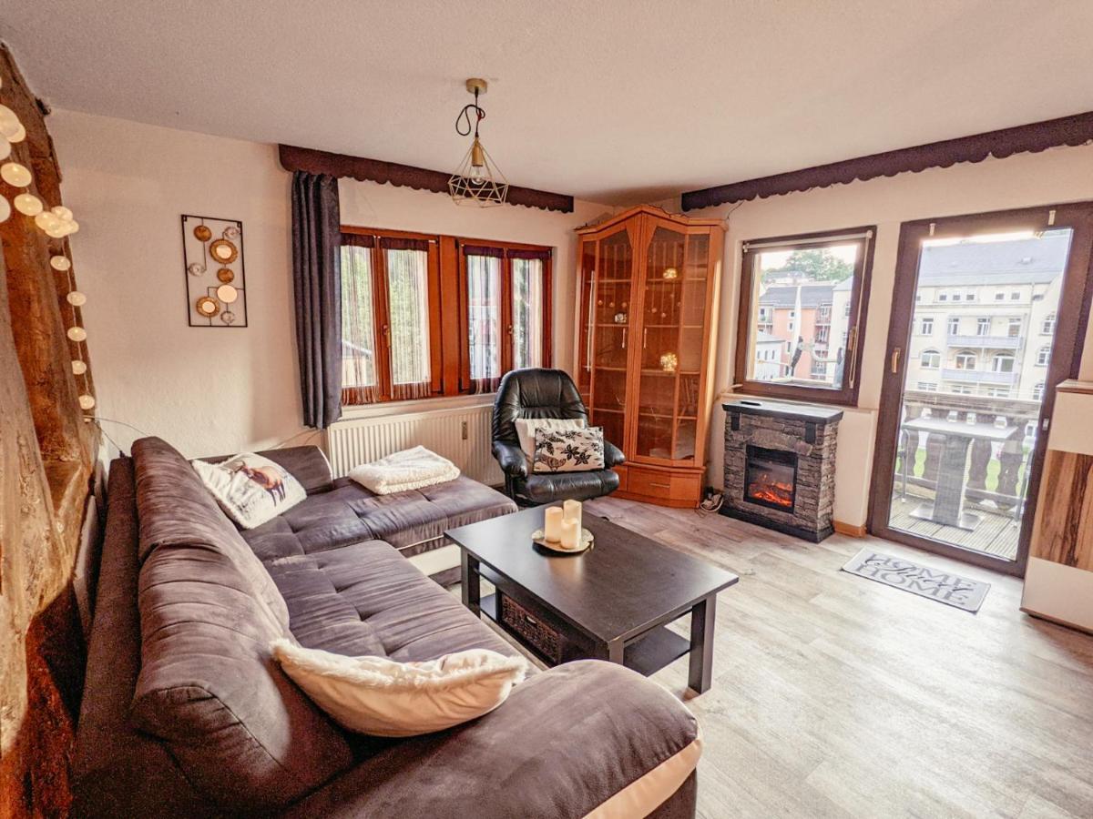 Apartmán Urlaubstraum Mit Pool, Terrasse & Fluss Im Garten - Ut Sebnitz Exteriér fotografie