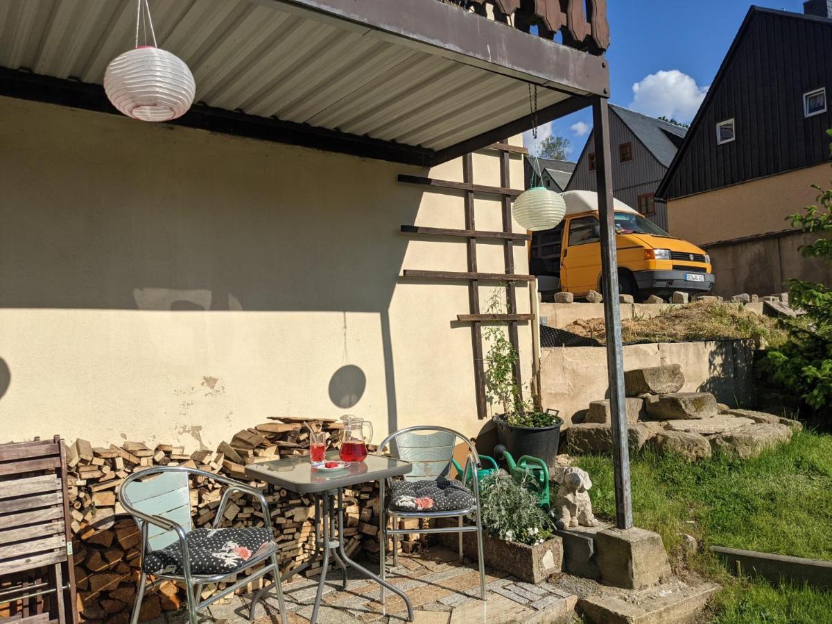 Apartmán Urlaubstraum Mit Pool, Terrasse & Fluss Im Garten - Ut Sebnitz Exteriér fotografie